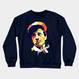 Tribute Paul Belmondo on WPAP Style Crewneck Sweatshirt